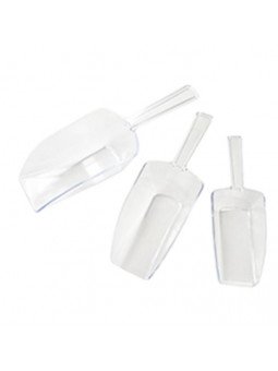 Mini Cucharones Transparentes Para Ingredientes 3 Pzs
