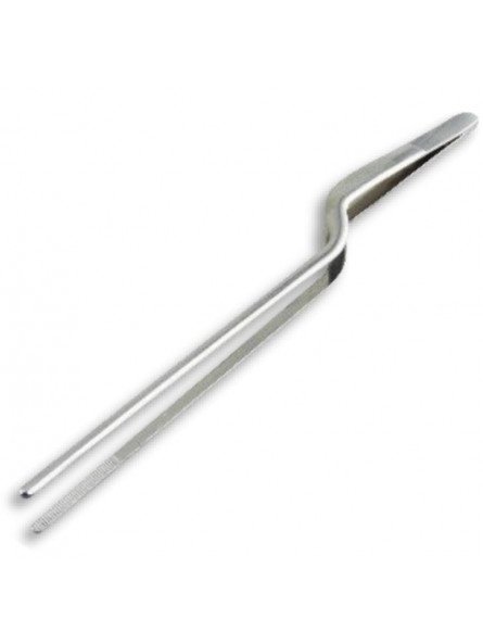 Pinza Larga Curva De Precisión Para Alimentos Ainox  21 Cm