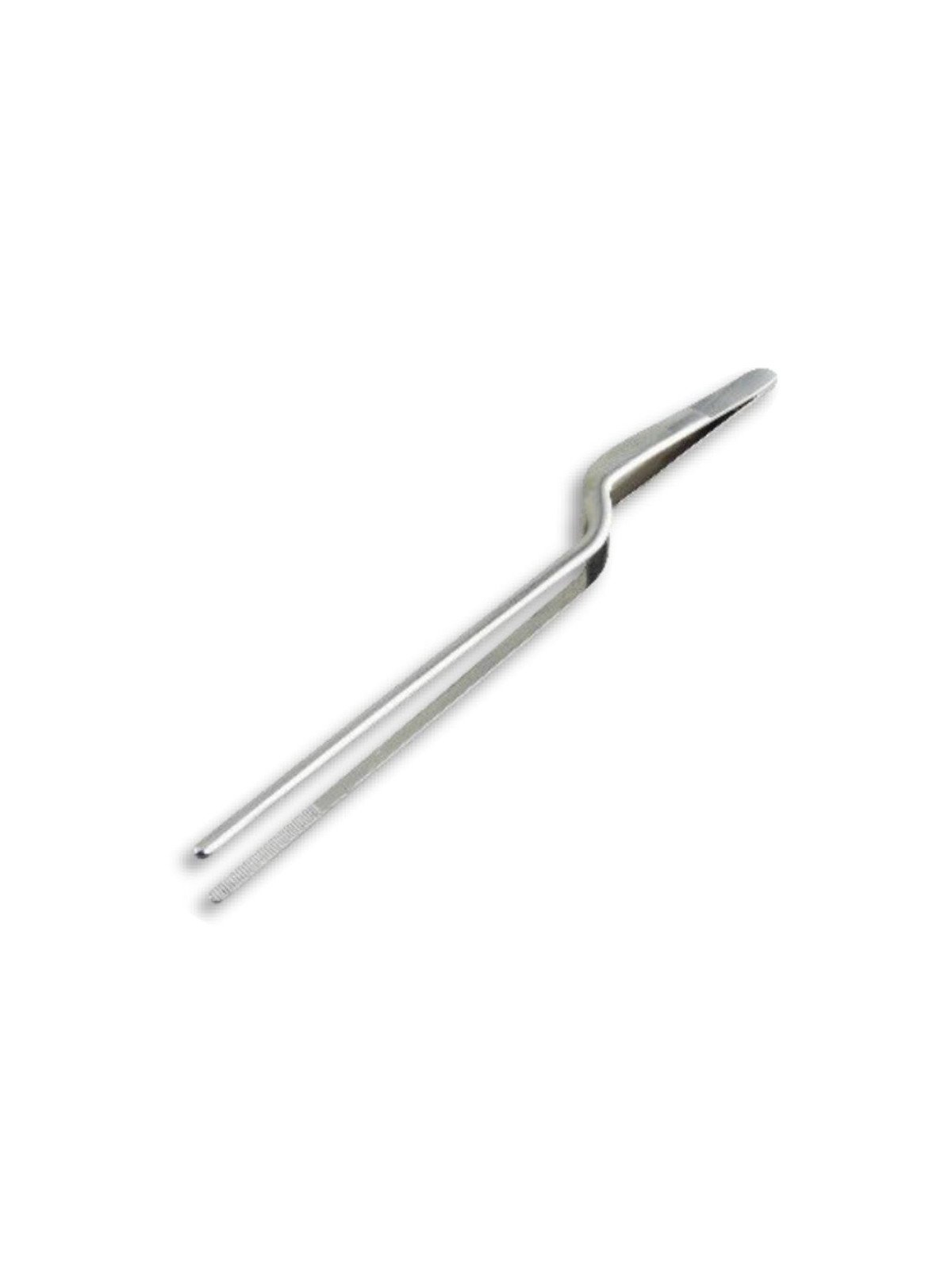 Pinza Larga Curva De Precisión Para Alimentos Ainox  21 Cm