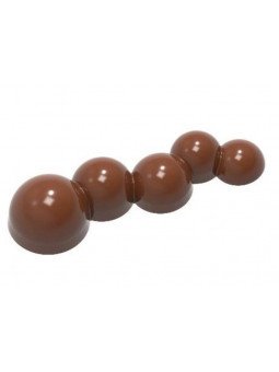 Molde Para Chocolate De Plástico Compacto Barra De Burbujas 7 Cav