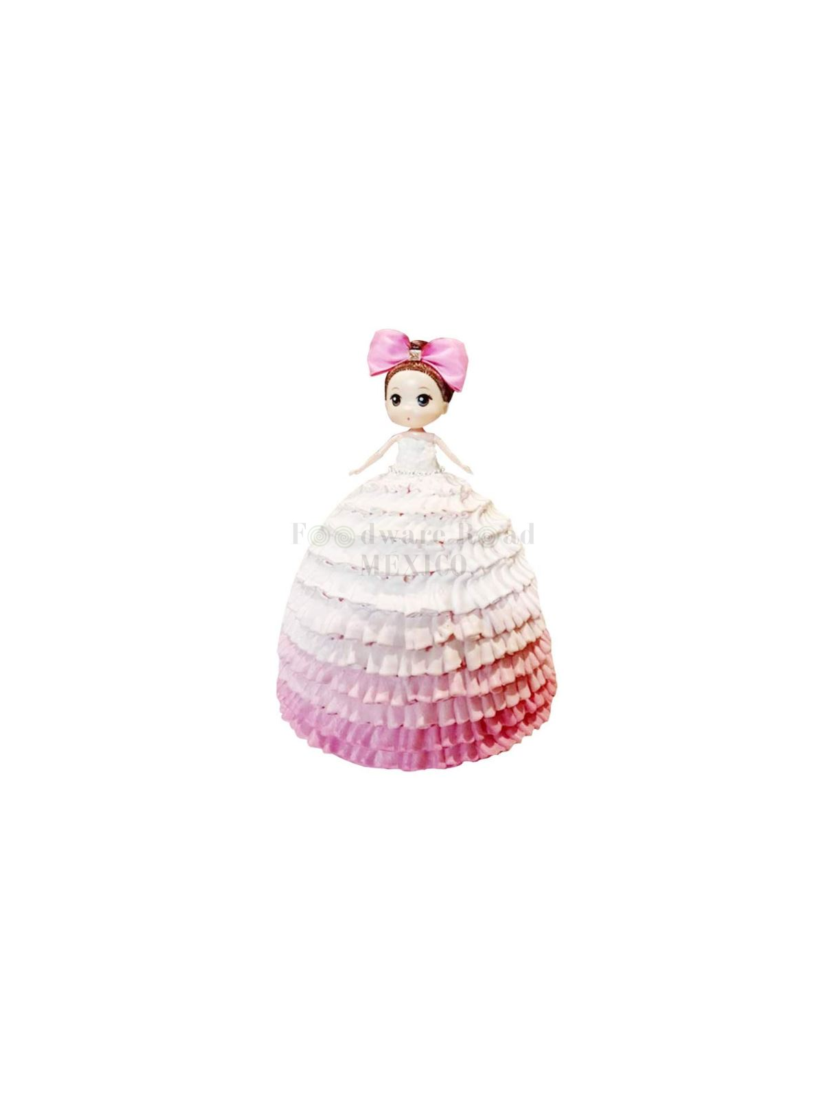 Molde De Silicón Para Fondant Olanes Festón Plegado Tira 19.5cm