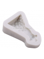 Molde Fondant Silicón Vestido De Novia 3D 6x3cm