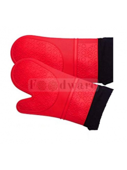 Guantes De Silicón Con Interior De Algodón 2 Piezas