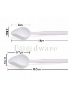 Cucharas Para Decoración o Degustación Juego 2 Piezas Plástico