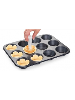 Formador de Capacillos Comestibles En Forma de Flor y Liso Con Aplanador