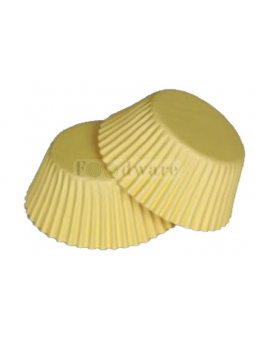 Capacillo Amarillo Pastel Tamaño Estándar Ø5.5 Base 100 Pz